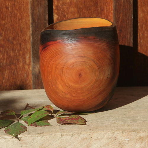 Pot en cerisier brûlé - Collection bois vert | EMPREINTES Paris - EMPREINTES Paris