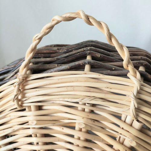 Rangement mural en osier et osier décortiqué — Cocon d’osier | EMPREINTES Paris - EMPREINTES Paris