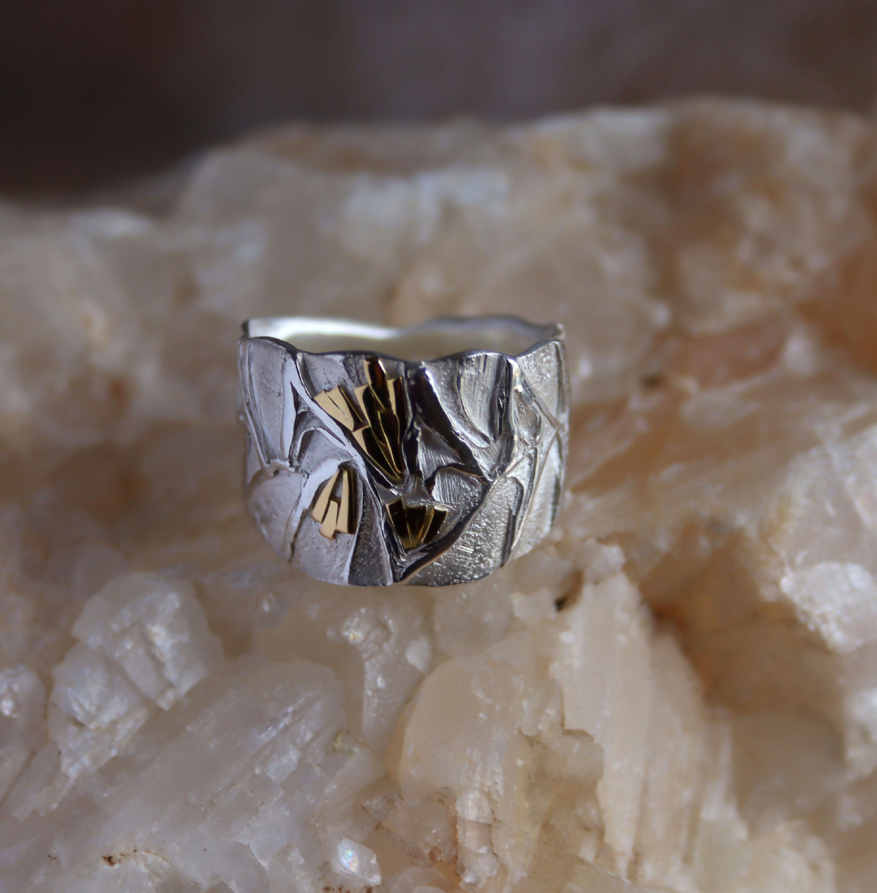 bague_petales_ii_piece_unique_t61_en_argent_pur_et_or_18k_sol_billeke copie | EMPREINTES Paris