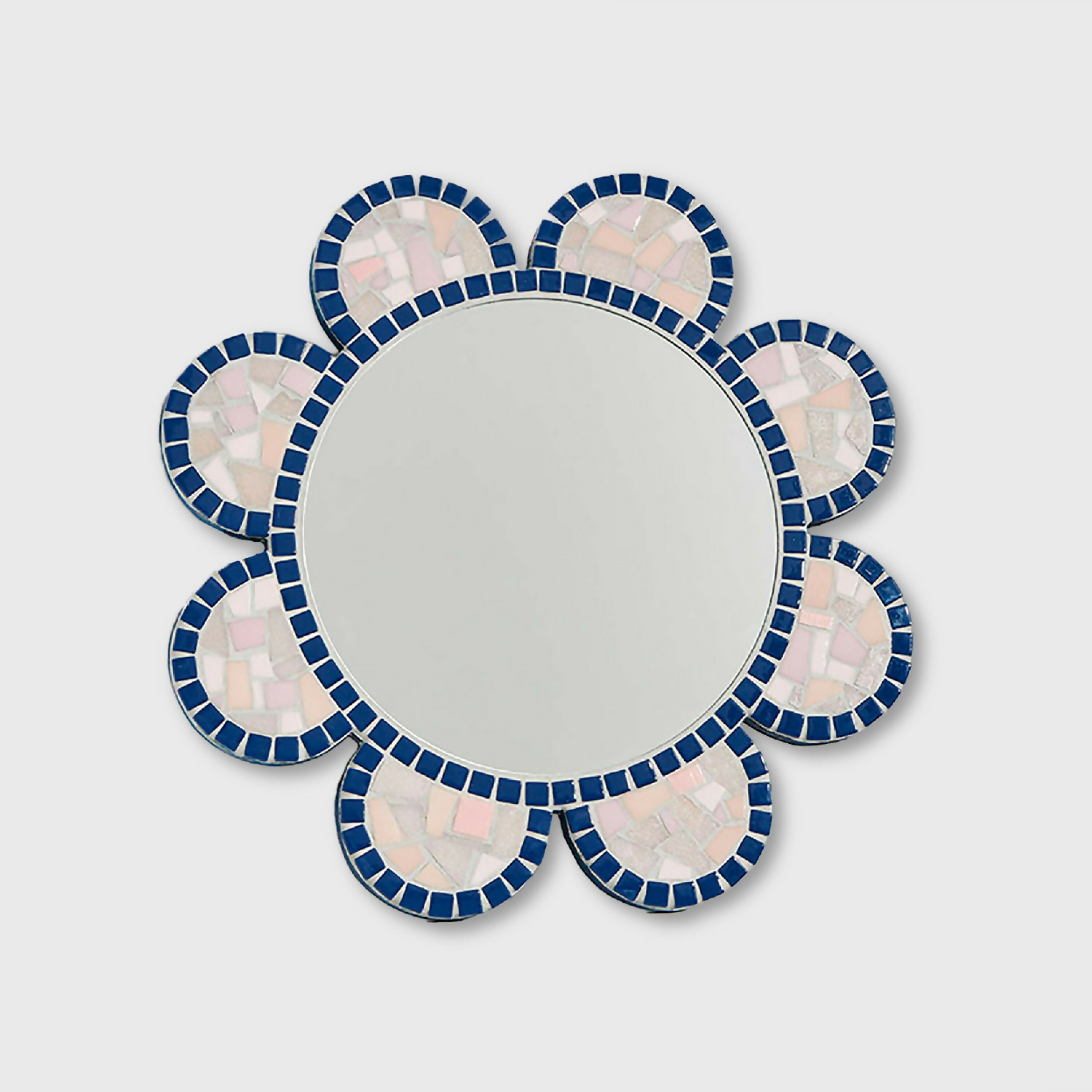 miroir_fleur_rose_pale_et_contours_bleus_solene_leglise copie | EMPREINTES Paris