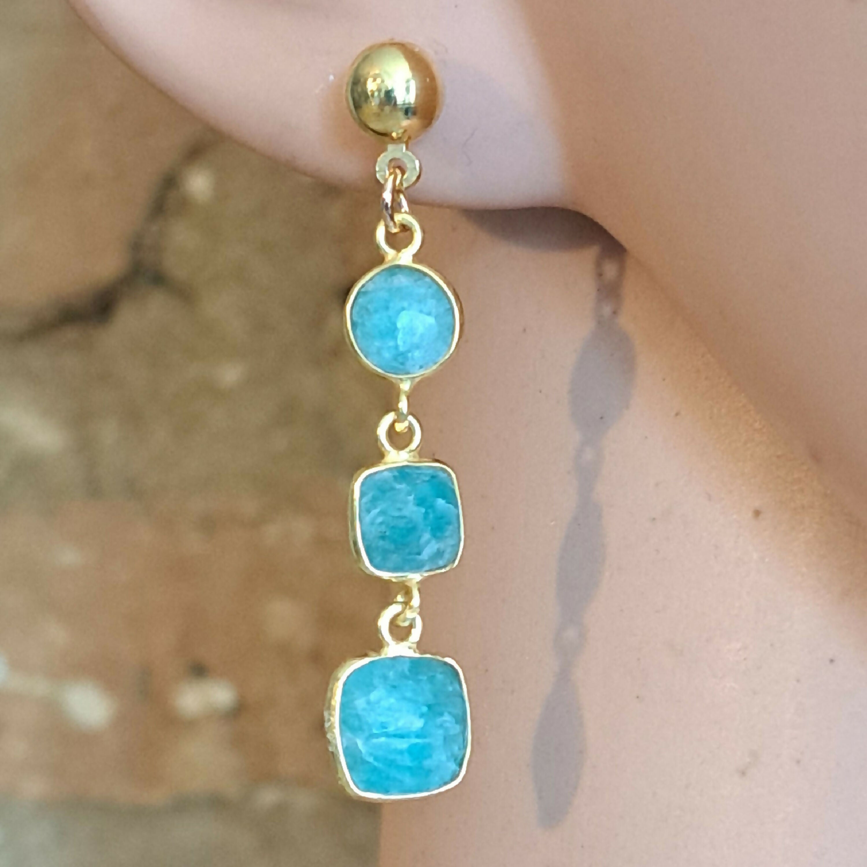 boucles_doreilles_avec_amazonites_thierry_dhaine copie | EMPREINTES Paris