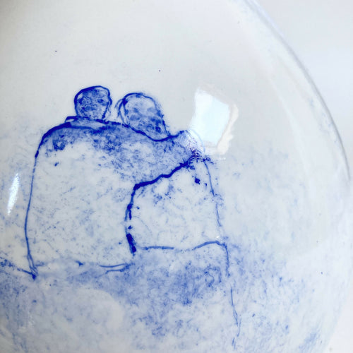 Vase couple bleu ll | EMPREINTES Paris - EMPREINTES Paris