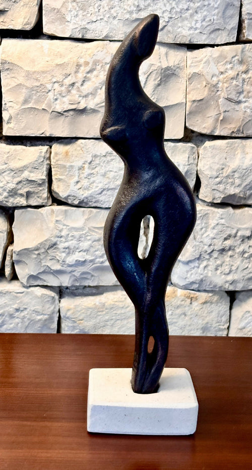 Figurine 23 en pierre calcaire de l'île de Ré, patiné bronze cuivré | EMPREINTES Paris - EMPREINTES Paris