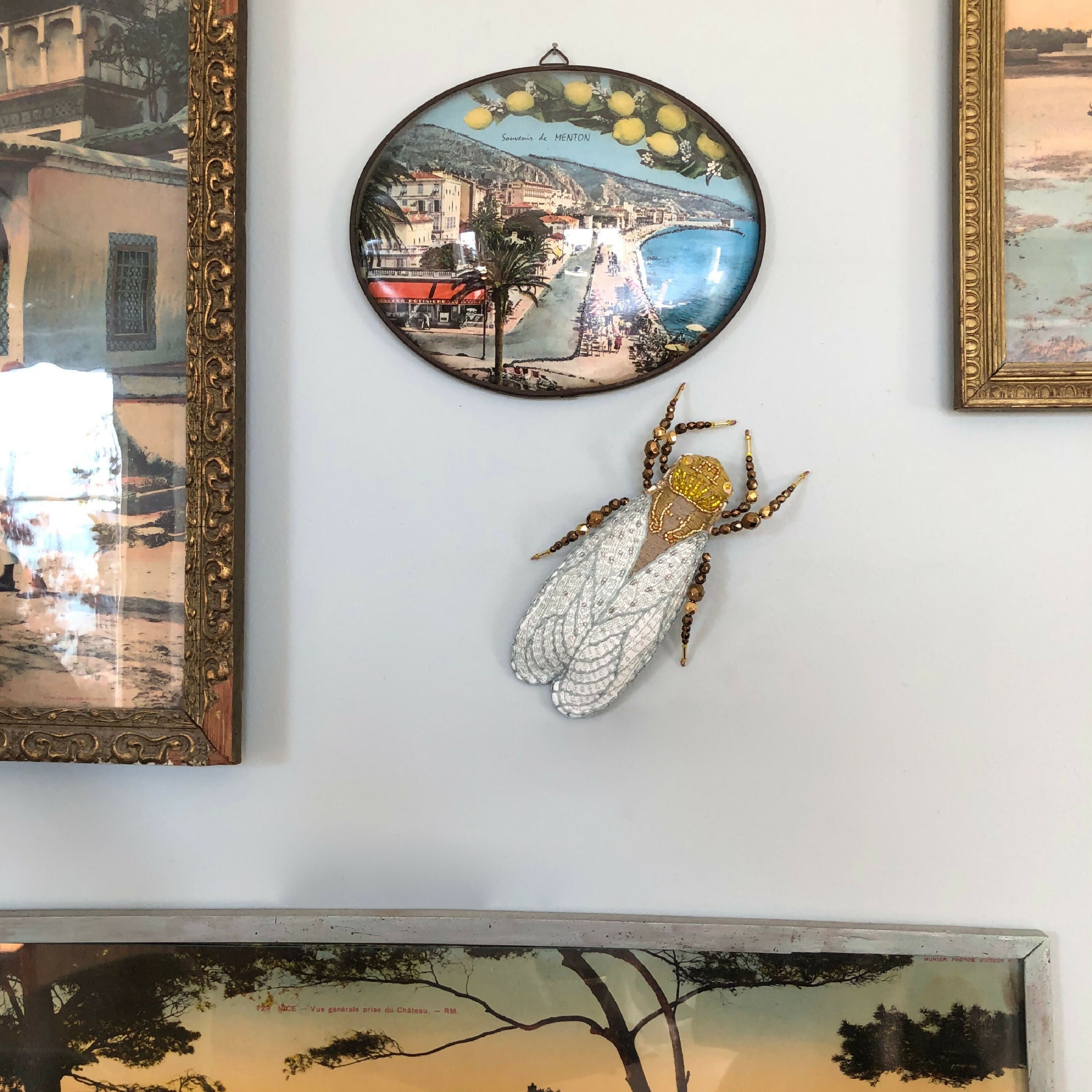 bijoux_de_mur_cigale_vert_olivier_agathe_you copie | EMPREINTES Paris