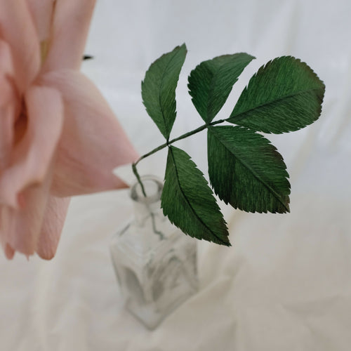 Rose en papier (couleur vieux rose) | EMPREINTES Paris - EMPREINTES Paris