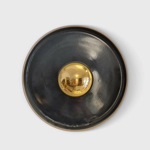 applique_murale_large_gris_emaille_douce_ceramique | EMPREINTES Paris - EMPREINTES Paris