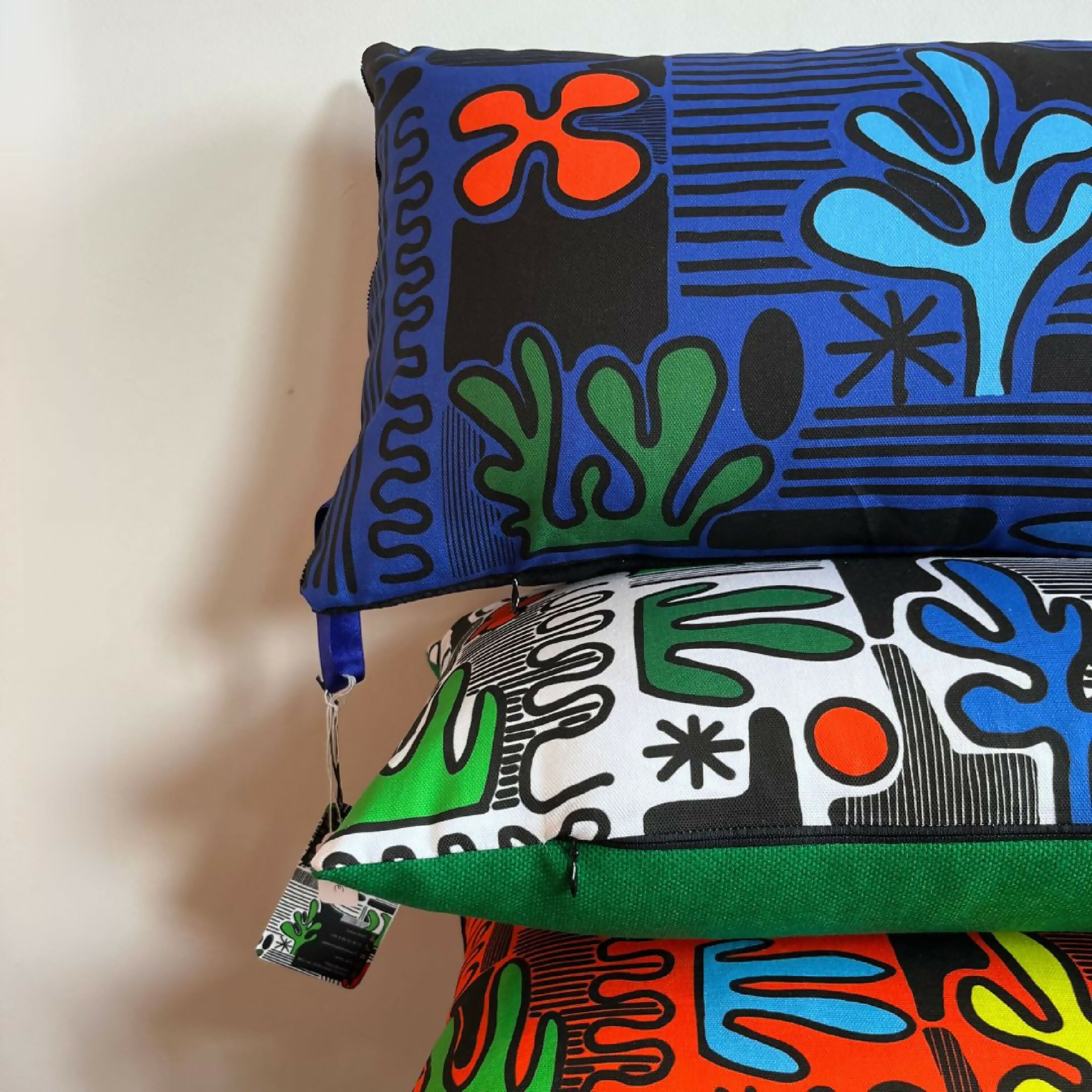 Coussin Jules & Juliette blanc | EMPREINTES Paris