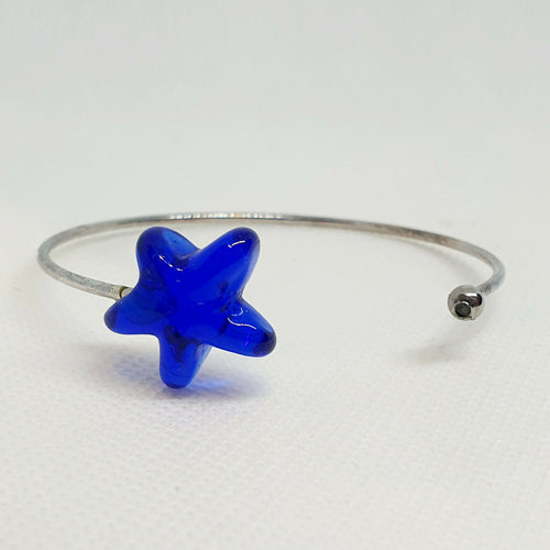 Bracelet jonc Etoile bleu nuit | EMPREINTES Paris - EMPREINTES Paris