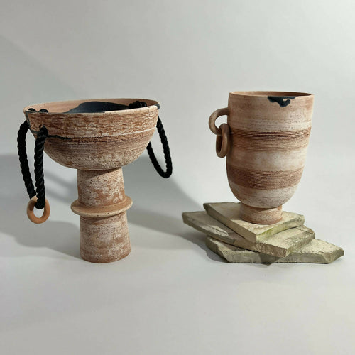 Vase Terracotta à anse d'inspiration antique | EMPREINTES Paris - EMPREINTES Paris