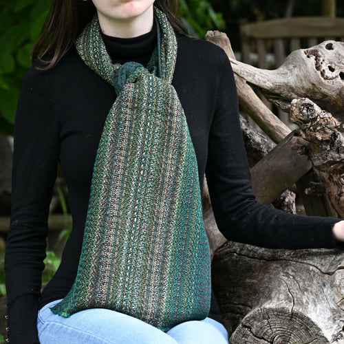 echarpe_vert_fonce_creation_tissages_francois_vieillard copie | EMPREINTES Paris - EMPREINTES Paris