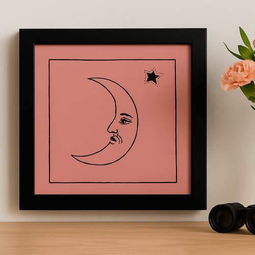 Tableau carreau Lune | EMPREINTES Paris - EMPREINTES Paris