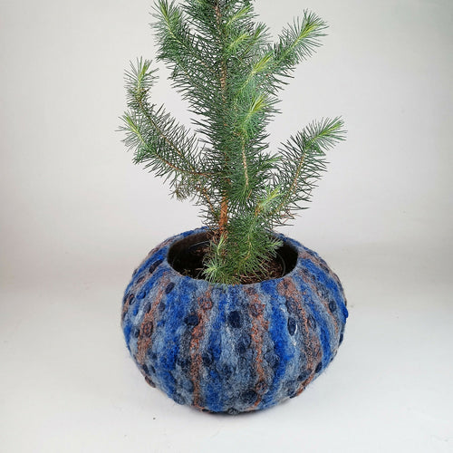 vide_poche_oursin_bleu_et_cuivre_en_feutre_de_laine_atelier_lanzetta copie | EMPREINTES Paris - EMPREINTES Paris