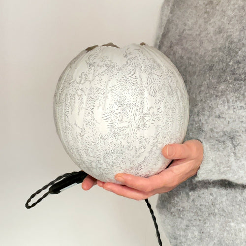 Lampe cocon dessin Bourasques | EMPREINTES Paris - EMPREINTES Paris