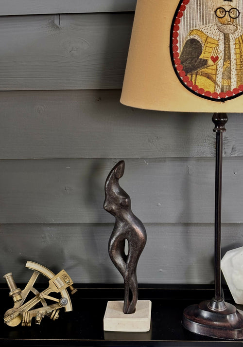 Figurine 23 en pierre calcaire de l'île de Ré, patiné bronze cuivré | EMPREINTES Paris - EMPREINTES Paris