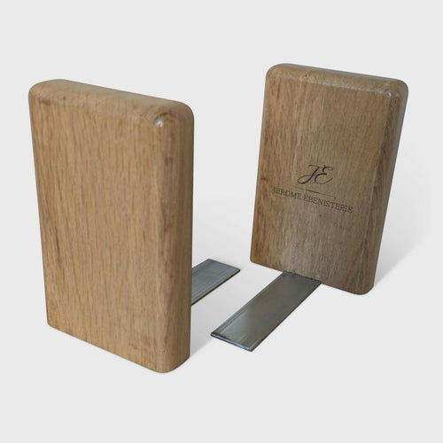 duo_de_serre_livres_en_chene_massif_jerome_ebenisterie | EMPREINTES Paris - EMPREINTES Paris