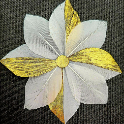 Oeuvre murale Blanc et Or , Série VOLUTE | EMPREINTES Paris - EMPREINTES Paris