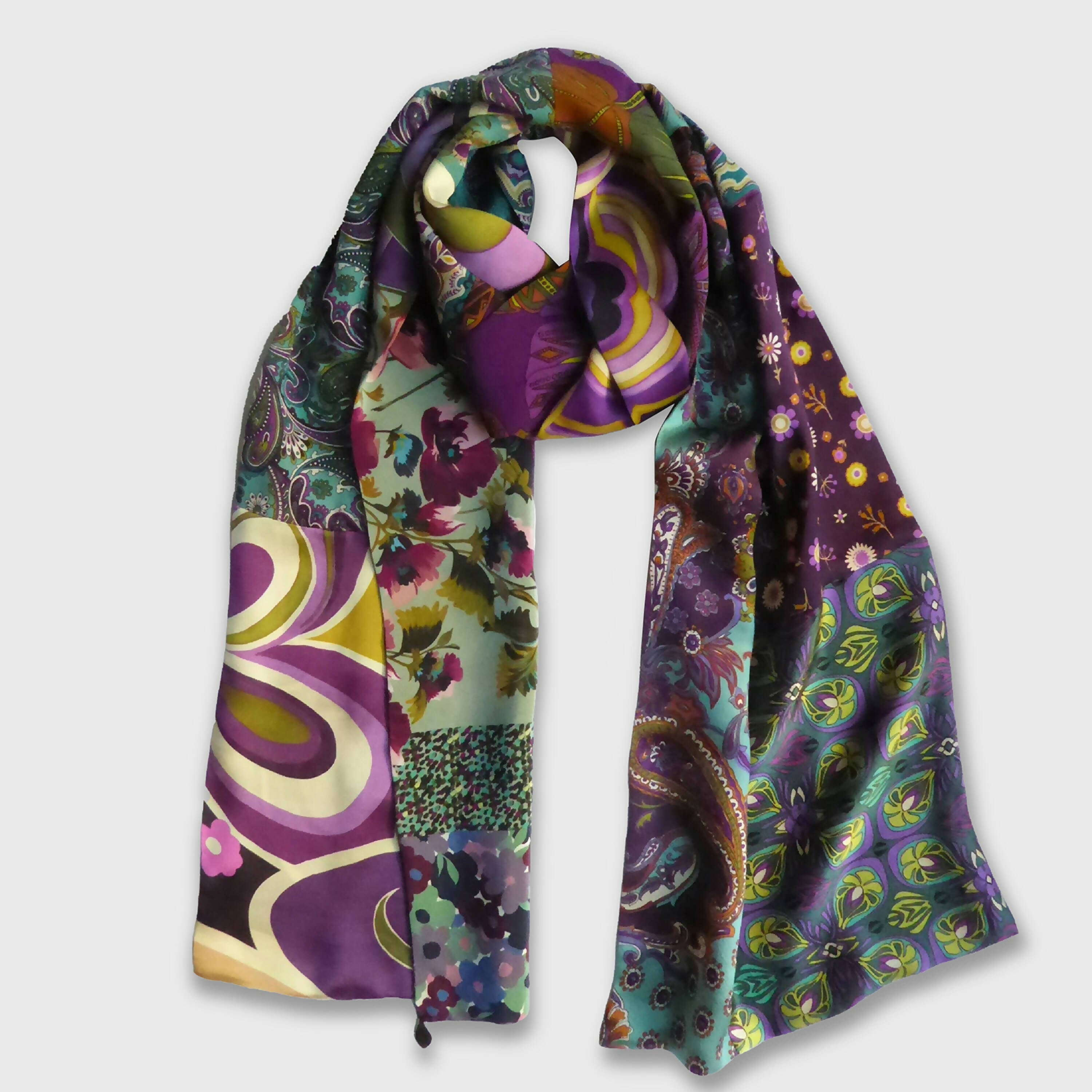 Étole soie cachemire fleur | EMPREINTES Paris