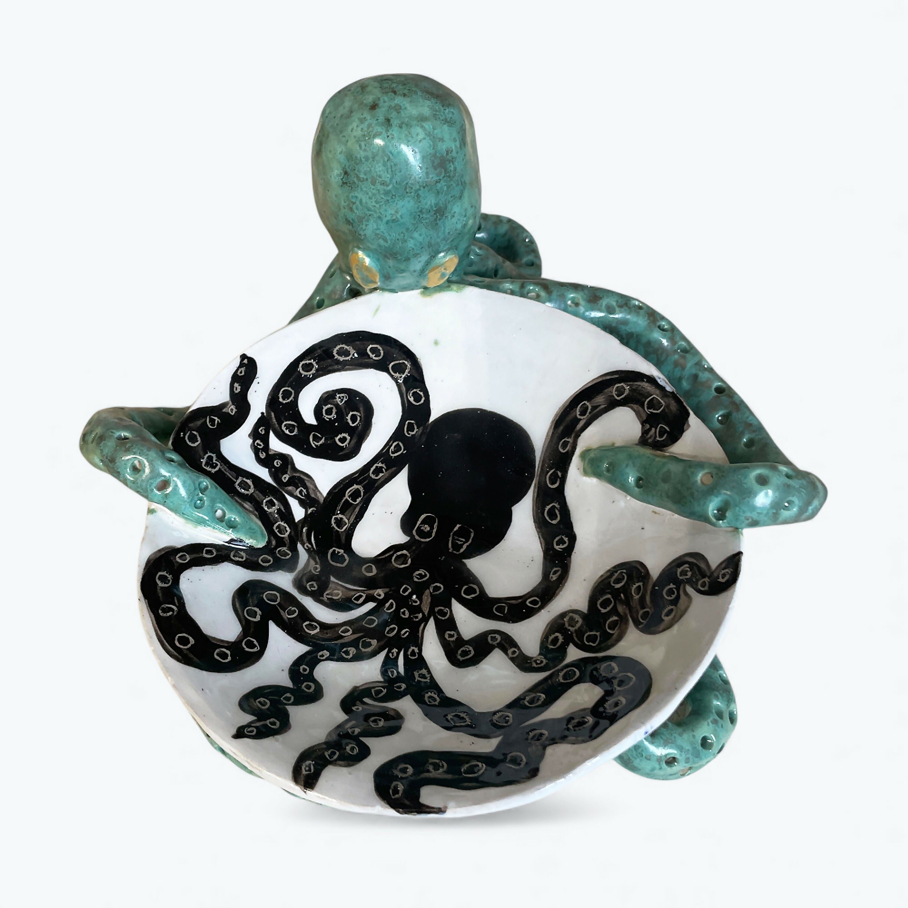 Coupe au poulpe vert bronze | EMPREINTES Paris