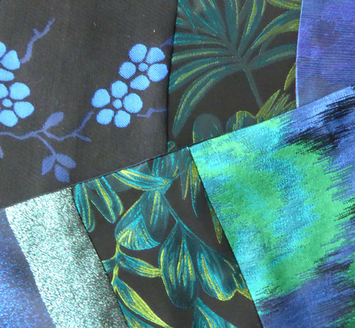 Écharpe bijou -bleu vert | EMPREINTES Paris - EMPREINTES Paris