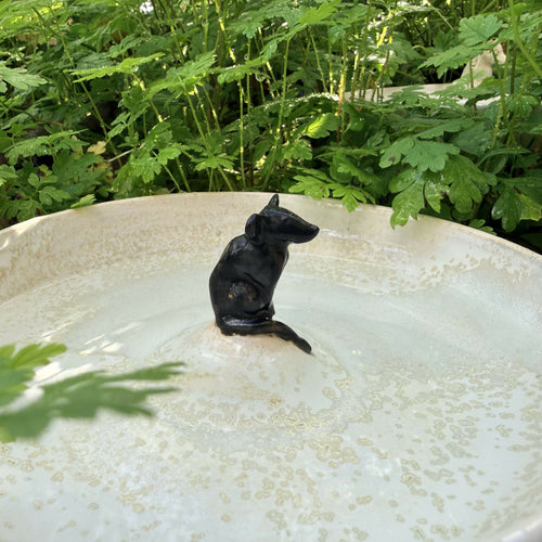 Bol à eau pour chat, petite souris noire | EMPREINTES Paris - EMPREINTES Paris