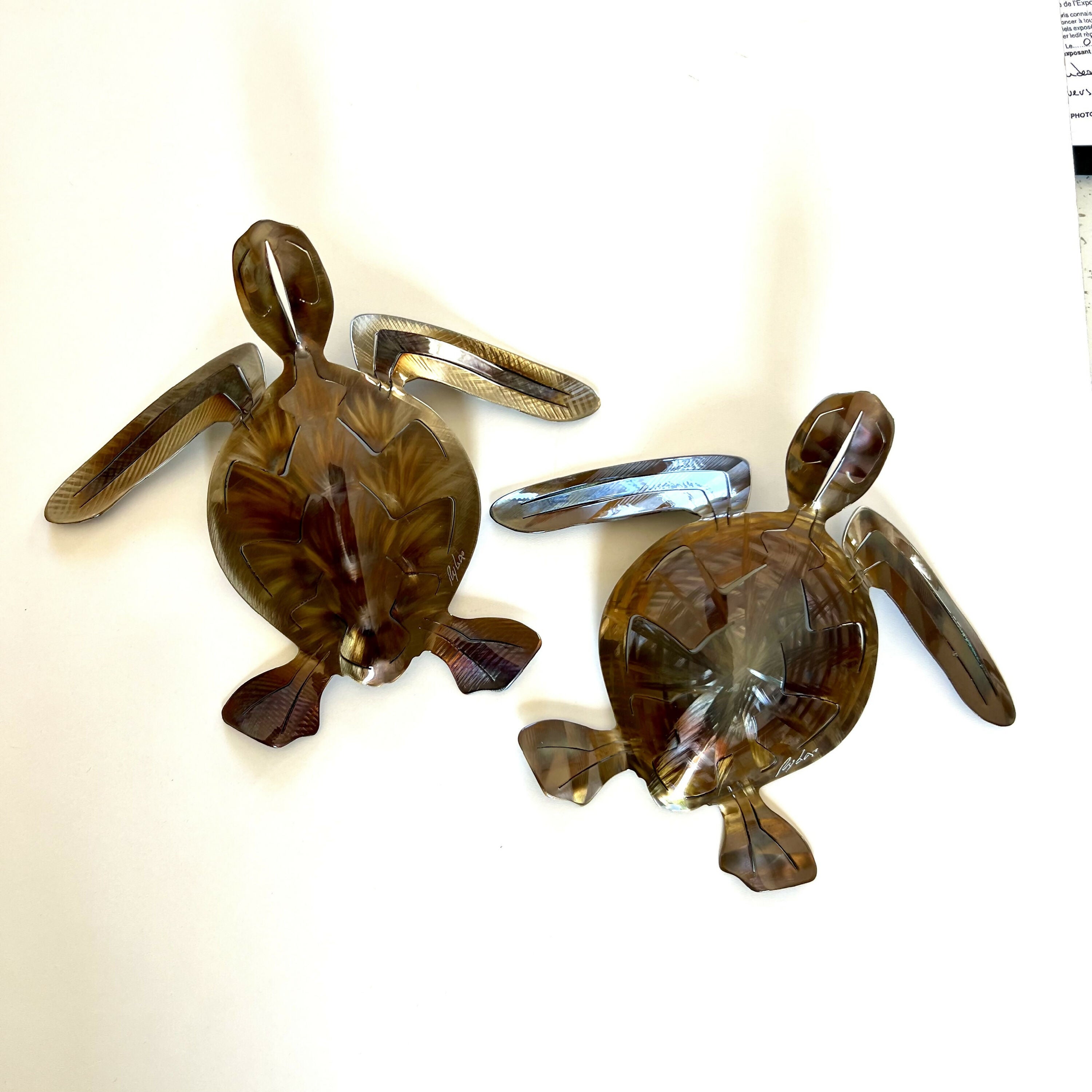 Sculpture Tortue Imbriquée | EMPREINTES Paris