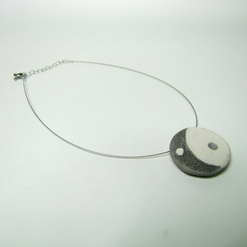 Collier Yin-Yang blanc | EMPREINTES Paris - EMPREINTES Paris