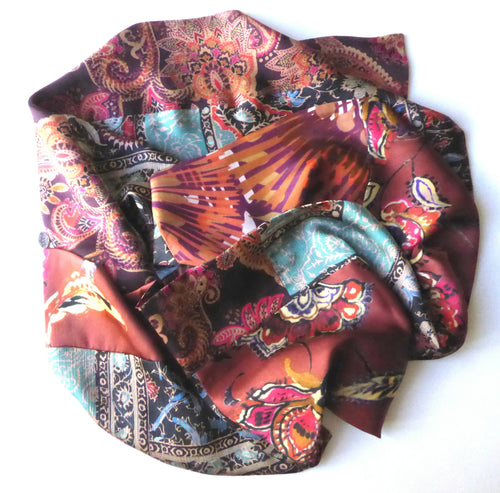 Étole soie automn leaves | EMPREINTES Paris - EMPREINTES Paris