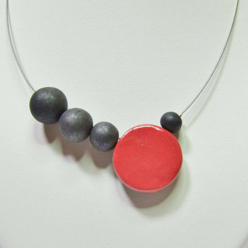 Collier décroissant rouge | EMPREINTES Paris - EMPREINTES Paris