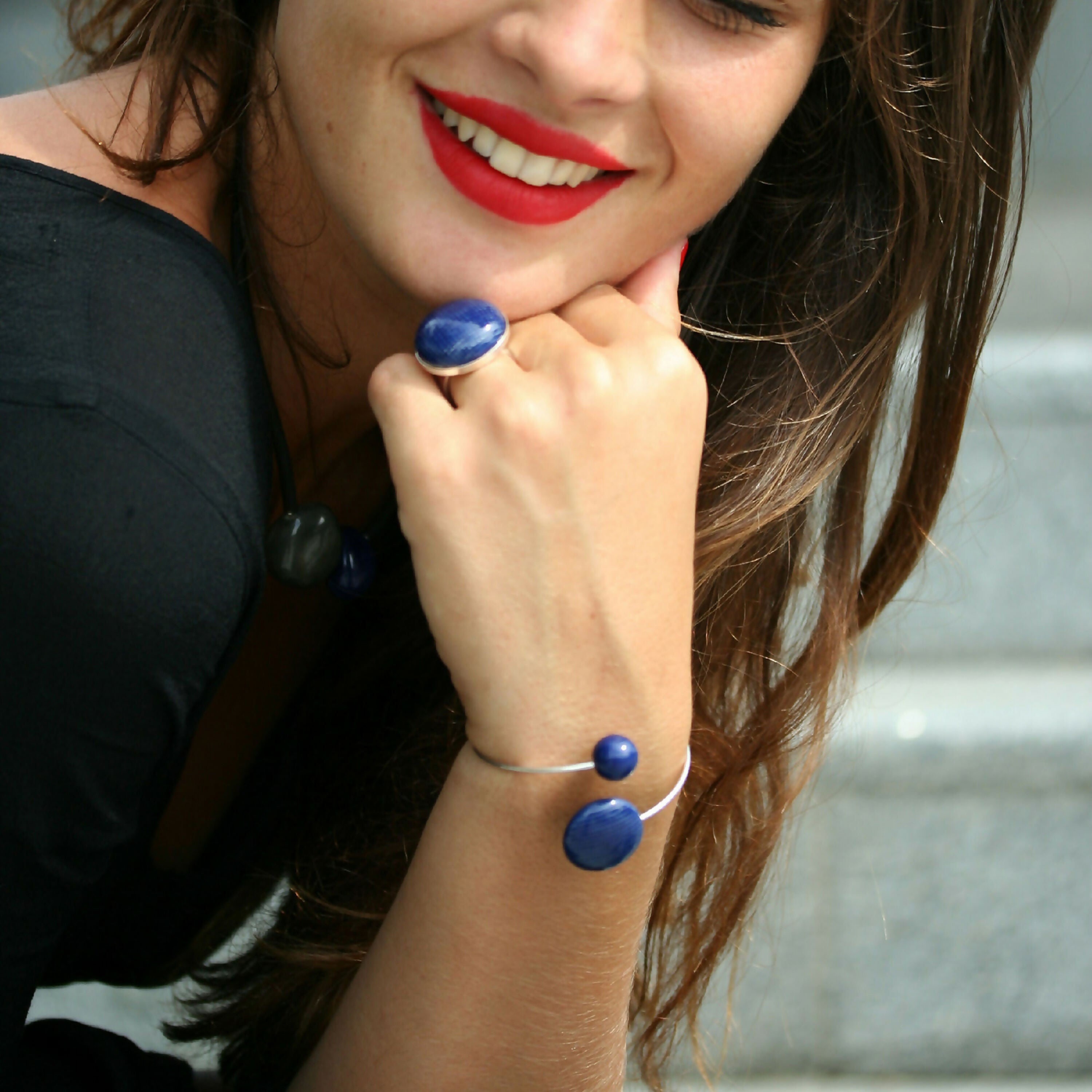 bracelet_soleil_en_ceramique_et_plaque_argent_andreani_creations copie | EMPREINTES Paris