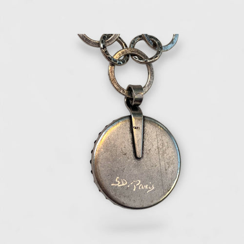 Collier tête couronnée bleue | EMPREINTES Paris - EMPREINTES Paris