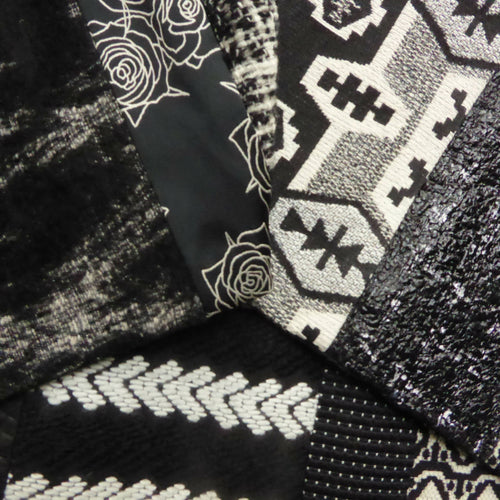 Écharpe hivernale XL black and white | EMPREINTES Paris - EMPREINTES Paris