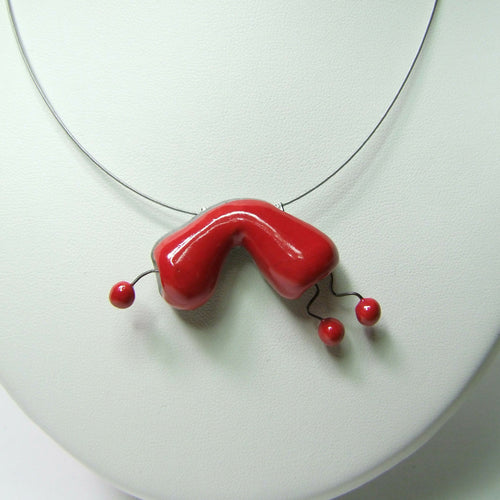 Collier Niki rouge | EMPREINTES Paris - EMPREINTES Paris