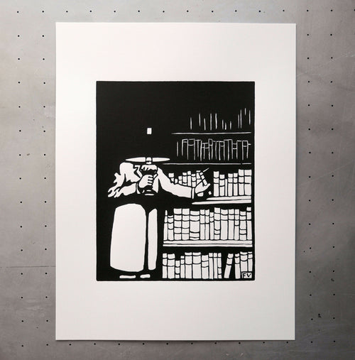 felix_vallotton_le_bibliophile_serigraphie_le_trou_de_la_serrure copie | EMPREINTES Paris - EMPREINTES Paris