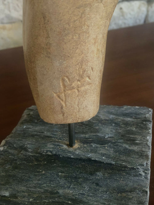 Symphonie, sculpture en stéatite terre de sienne | EMPREINTES Paris - EMPREINTES Paris