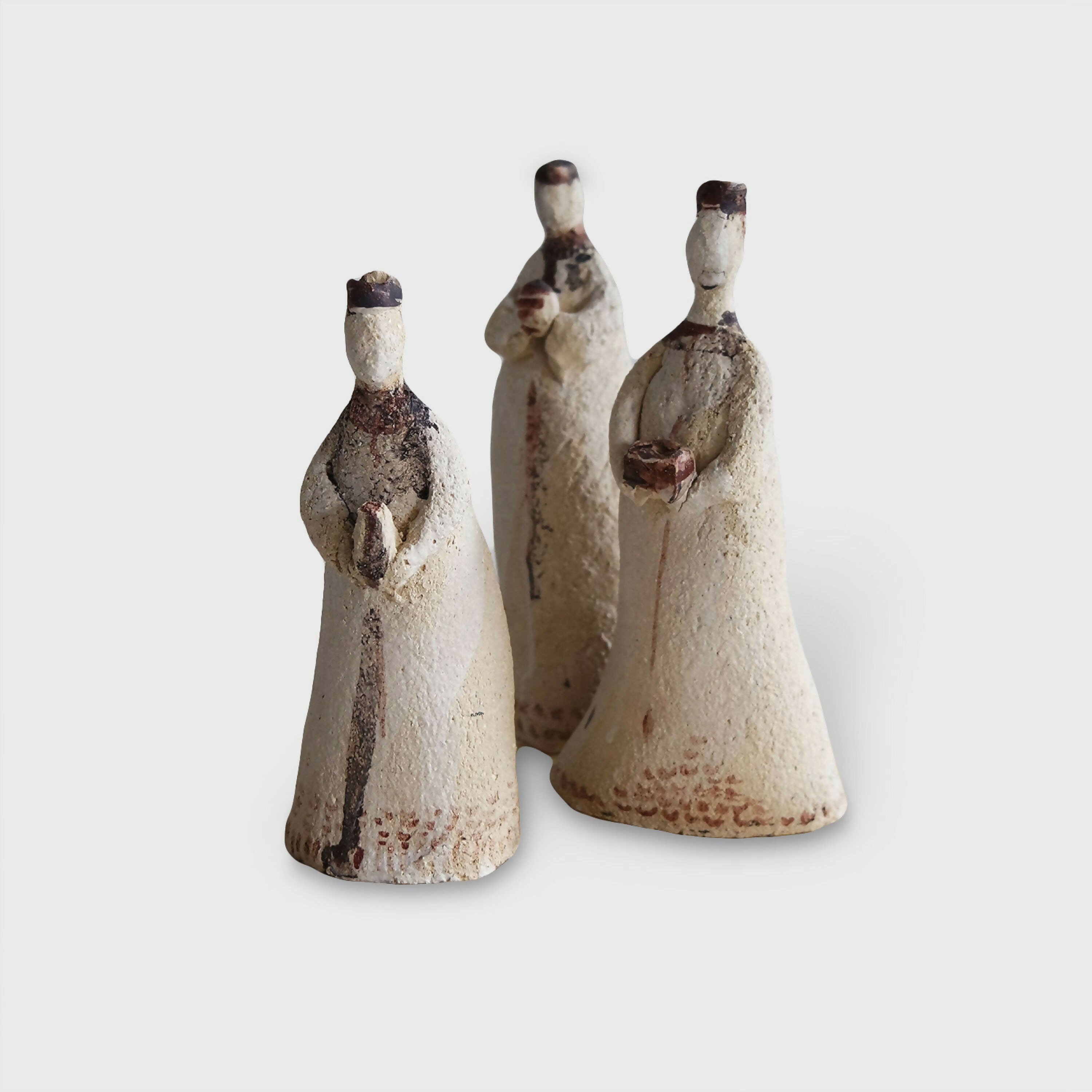 Sculptures Trois Rois-Mages pour la Crèche de Noël | EMPREINTES Paris