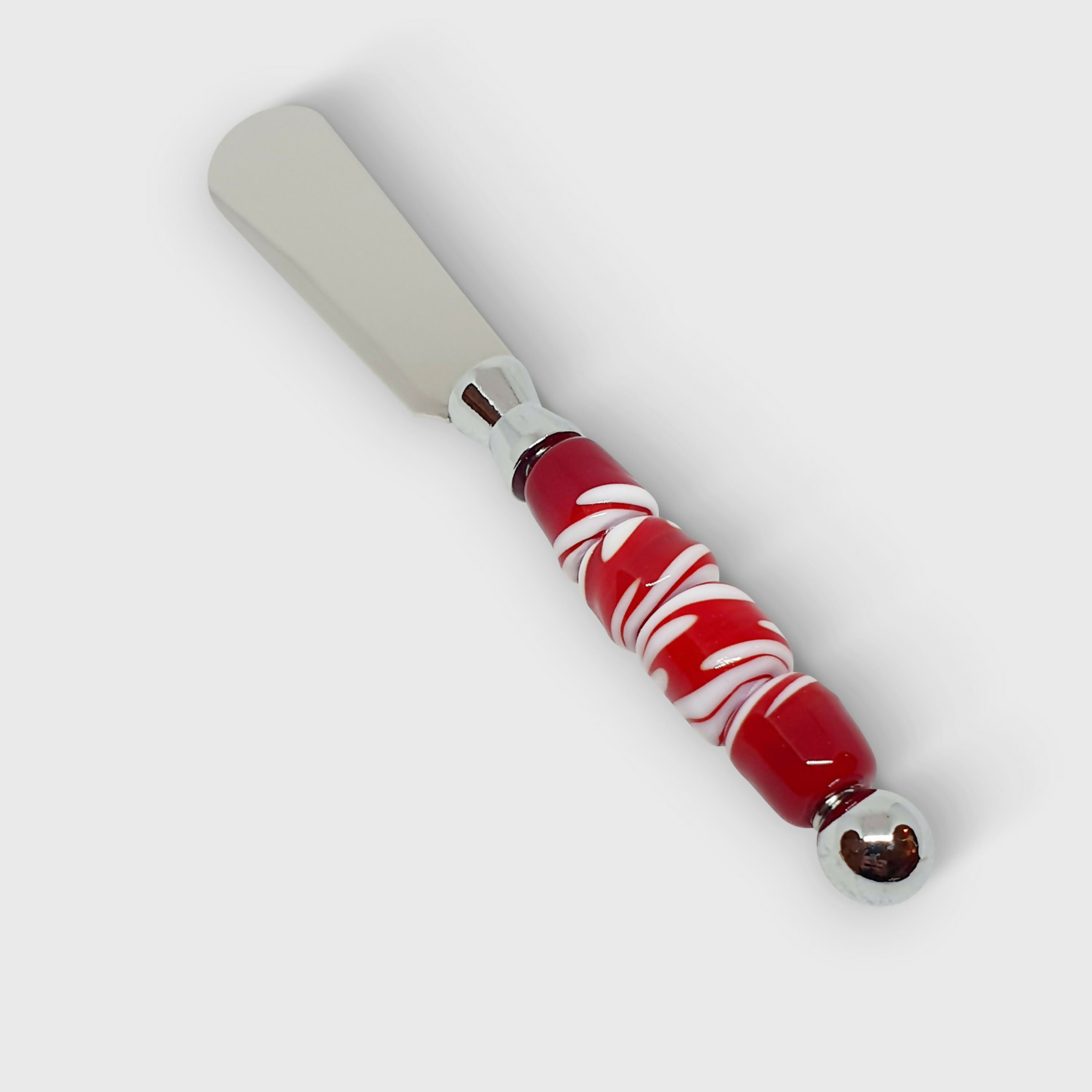 Couteau à beurre Epis rouge et blanc | EMPREINTES Paris