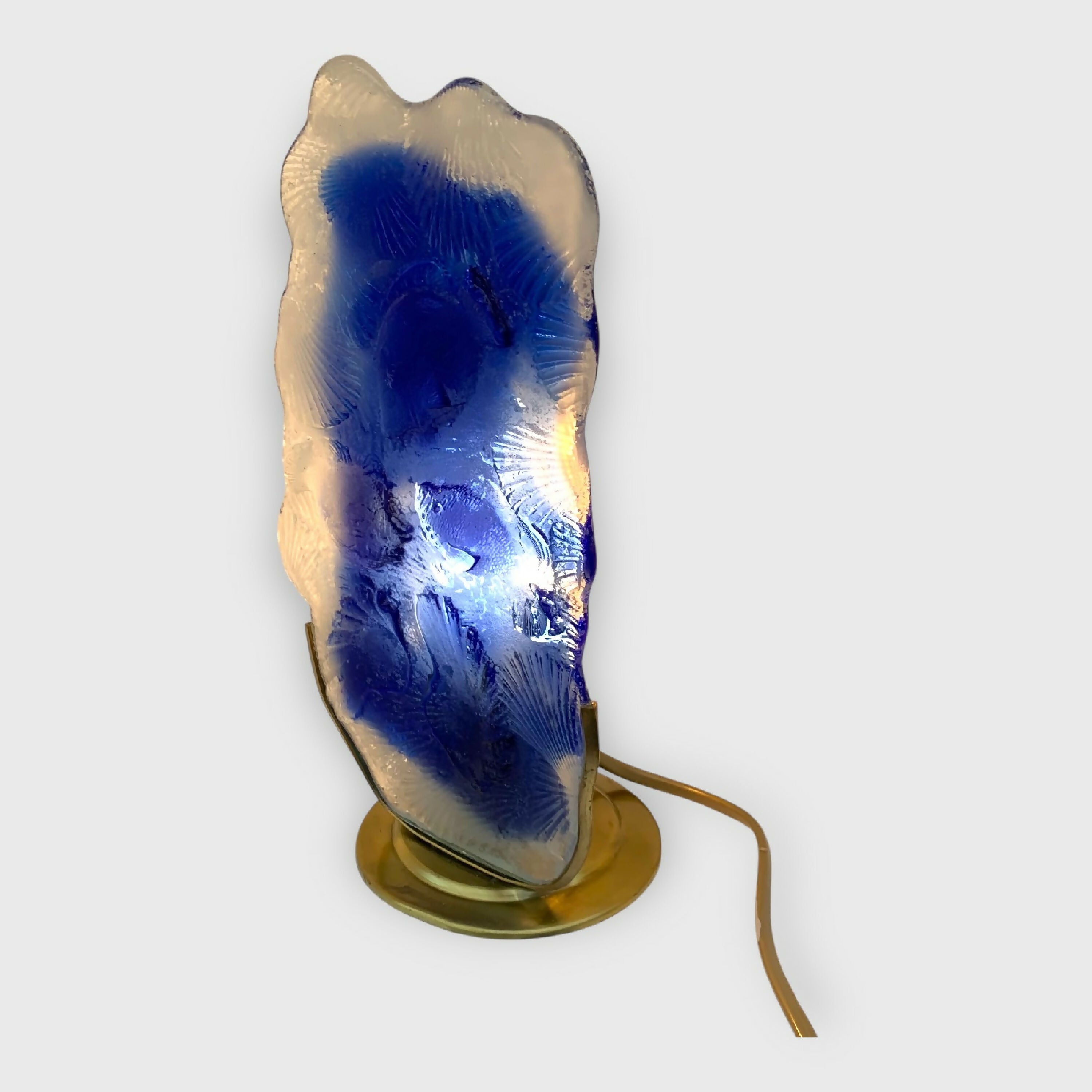lampe poisson, marin, bleu, mer, decoration bleue, cadeau original, luminaire bleu, lumiere poisson | EMPREINTES Paris