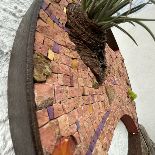 tableau_vegetal_mosaique_ocre_guislaine_carrier copie | EMPREINTES Paris - EMPREINTES Paris