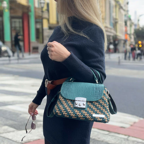 sac_a_main_vert_croco_cuir_et_cordon_les_creations_diryna copie | EMPREINTES Paris - EMPREINTES Paris