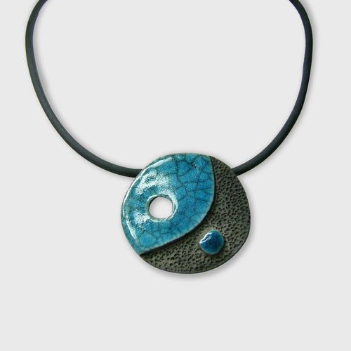 Collier Yin-Yang bleu | EMPREINTES Paris - EMPREINTES Paris