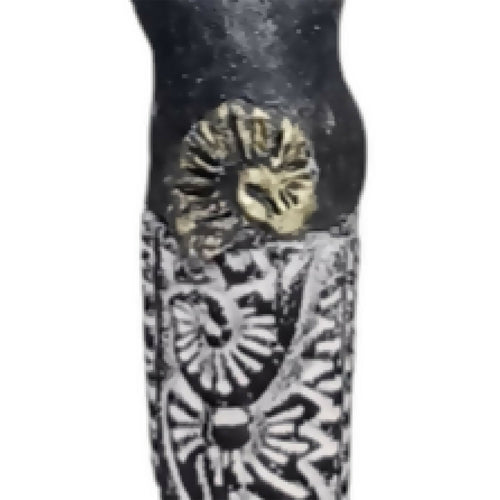 sculpture_noir_et_or_marie_juge_sculpteur_raku copie | EMPREINTES Paris - EMPREINTES Paris