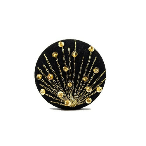 Broche aimantée Paon Or | EMPREINTES Paris - EMPREINTES Paris