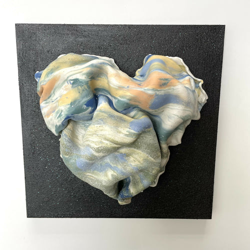 Bas relief tableau collection Cœur porcelaine Nériage 2 | EMPREINTES Paris - EMPREINTES Paris