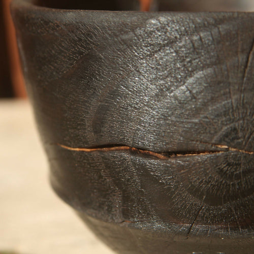 Pot en chêne brulé IV - Collection bois vert | EMPREINTES Paris - EMPREINTES Paris