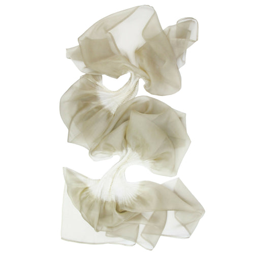 Étole organza de soie plissé Juliette 044 | EMPREINTES Paris - EMPREINTES Paris