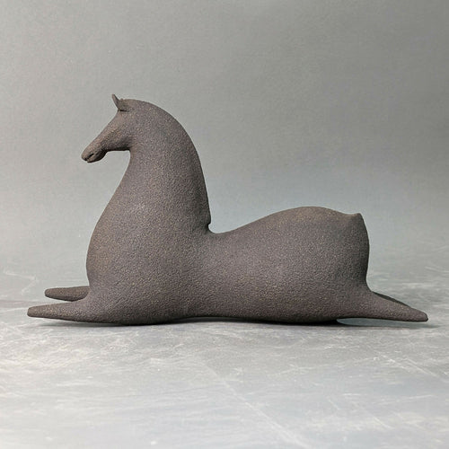 Sculpture Murale Mini Cheval III Noir 1 | EMPREINTES Paris - EMPREINTES Paris