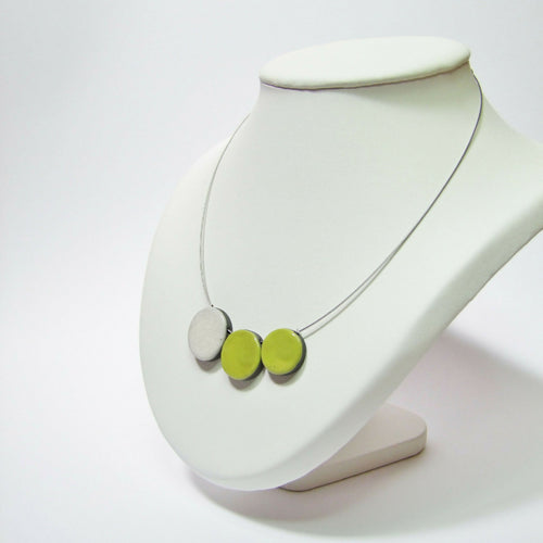 Collier Trio Plat vert | EMPREINTES Paris - EMPREINTES Paris