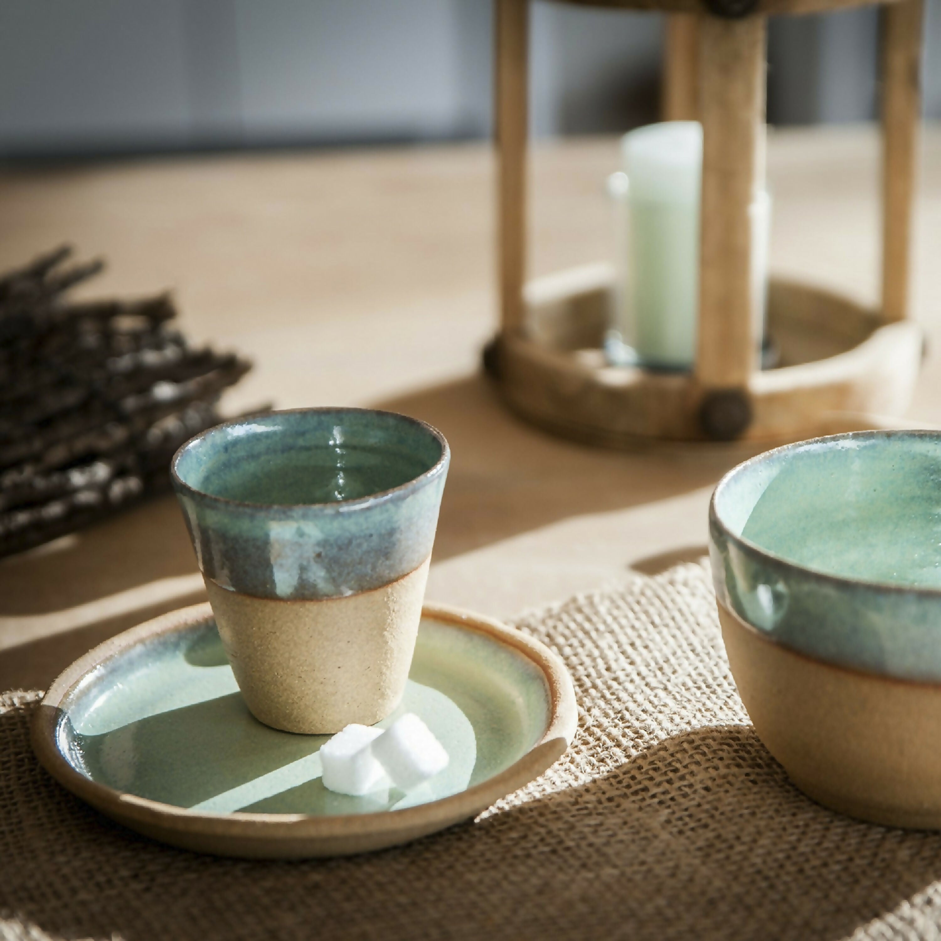 Sarlat turquoise Tasse à thé | EMPREINTES Paris