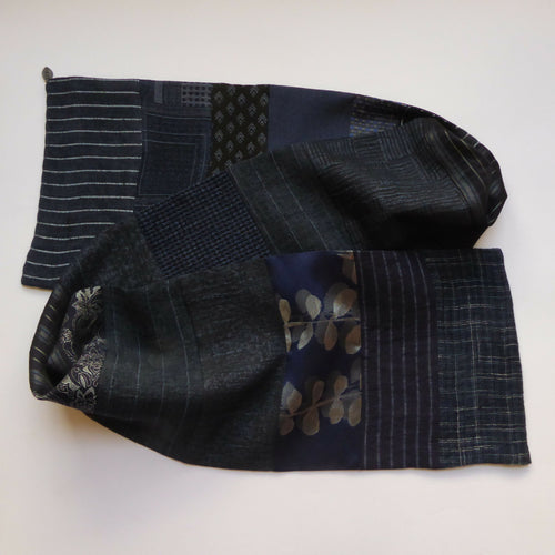 Écharpe intemporelle homme- bleu indigo | EMPREINTES Paris - EMPREINTES Paris