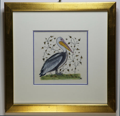 Enluminure Le pélican | EMPREINTES Paris - EMPREINTES Paris